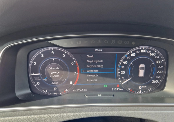 Volkswagen Golf cena 72000 przebieg: 32000, rok produkcji 2017 z Ciechanowiec małe 742